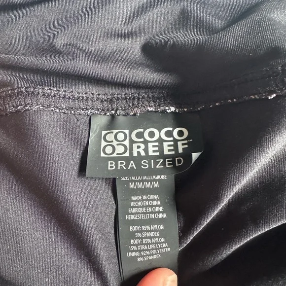 🔥NWT!🥰 Coco Reef Black Swim Skirt - Picture 7 of 7